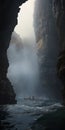 Coastal Cave Adventure A Smokey Journey In The Style Of Jessica Rossier