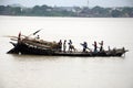 Boat on the Ganga river