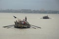 Boat on the Ganga river