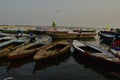 Boat on Ganges River at Benaras