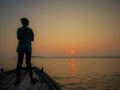 Boat at Ganges River, Varanasi