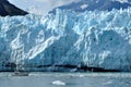 Boat Giving Scale to Margerie Glacier, Alaska