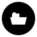 Boat Glyph icon - Cargo