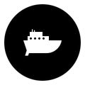 Boat Glyph icon - Cargo