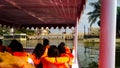 Through a boat going for water palace udaipur