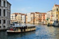 Boat on the Grand Canal of Venice