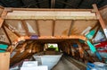 Boat hand made construction workshop Royalty Free Stock Photo