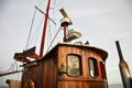 Boat at hhe Island of Fanoe in Denmark