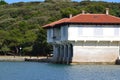 Boat house in Brijuni Islands - Croatia Royalty Free Stock Photo