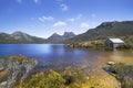 The Boat House, Cradle Mountain Tasmania. Royalty Free Stock Photo