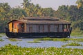 Boat house at Kumarakom, Kerala Royalty Free Stock Photo