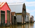 Boat Houses Royalty Free Stock Photo
