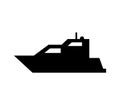 Boat icon illustrated in vector on white background