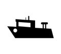 Boat icon illustrated in vector on white background