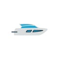 Boat icon on white background