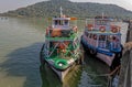 Boat Jetty At Elephanta Island and Boats, Gharapuri, Mumbai