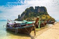 Boat at Koh Phak Bia island