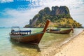 Boat at Koh Phak Bia island