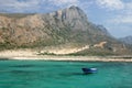 Boat in lagoon