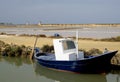 A boat at lagoon of Stagnone