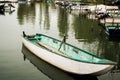 A boat on the lake