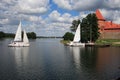 Boat on a lake Royalty Free Stock Photo