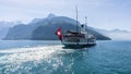 Boat on lake lucerne - Switzerland