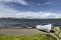 Boat at a lake in Norway fjell