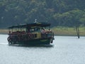 Boat on the lake in Thekkady