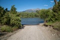 Boat landing and fishing access point to launch a boat, raft or watercraft onto the Yellowstone River. Taken at Pine Creek area of