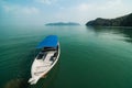 Boat in the sea, Travel shot of Malaysia Royalty Free Stock Photo
