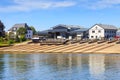 Boat launch ramp of shipyard Royalty Free Stock Photo