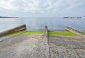 Boat launching ramp Royalty Free Stock Photo