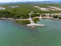 Boat Launching Ramp On The Ocean Royalty Free Stock Photo