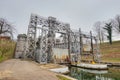 Boat lift at Ronquieres Royalty Free Stock Photo