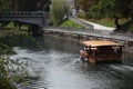 Boat on Ljubljanica River