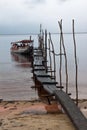 Boat in Manaus on the Negro River Brazil Royalty Free Stock Photo