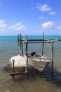 Boat in Maupiti Island