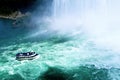 Boat in the mist of Niagara Falls