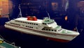 Boat Model Ship High Speed Ferry Miniature Vessel Transport Macao Hong Kong Cargo Passengers Transportation Macau Maritime Museum