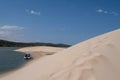 Boat moored at the Alexandria coastal dune fields near Addo / Colchester, South Africa