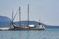 Boat in samos Royalty Free Stock Photo