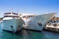 Ships in port. Split - Croatia Royalty Free Stock Photo