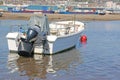 Boat moored on the River Teign in Devon Royalty Free Stock Photo