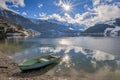 Boat moored at WÃÂ¤gitalersee