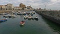 Boat moorings in fishing port Castro Urdiales 45