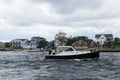 Boat on Navesink River Royalty Free Stock Photo