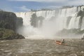 Boat Near Iguassu Falls