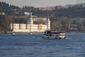 Boat near the Kuleli military high school, Istanbul