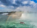 The Boat on Niagara River Royalty Free Stock Photo